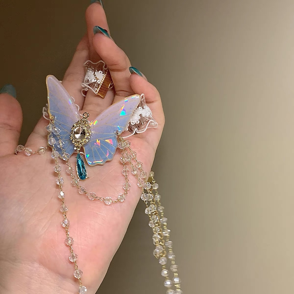 Fashionable Butterfly Pattern  - Body Jewelry 评论和价格