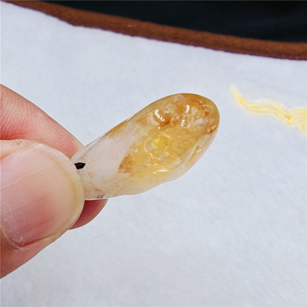 3PCS Natural Citrine Crystal P - Crystal Pendant Necklace Natural Stone 评论和价格