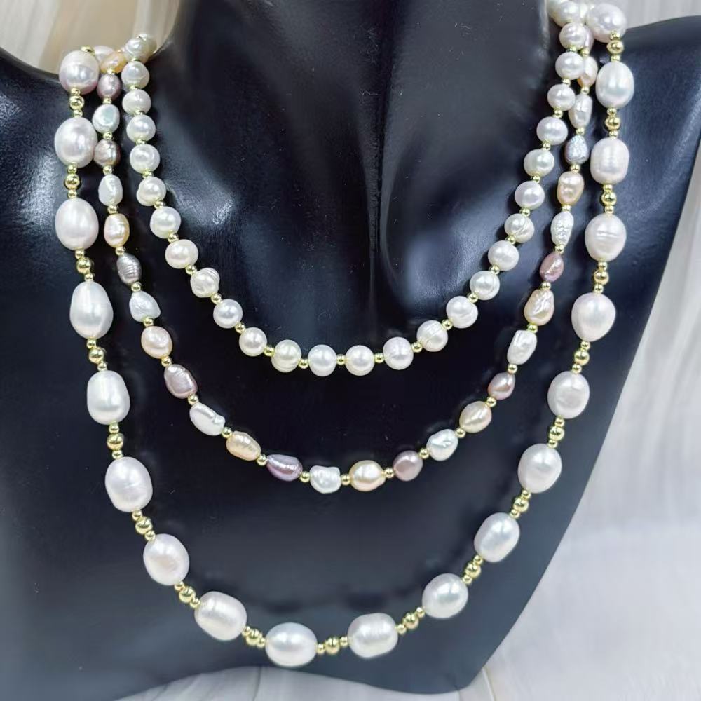 For Mother Jewelry Gift Purple - Pearl Choker Necklace Vintage 评论和价格