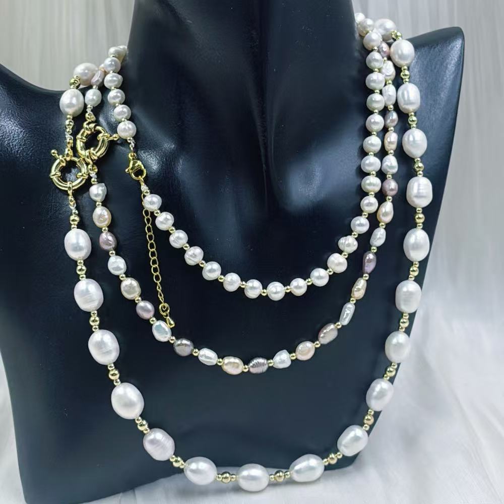 For Mother Jewelry Gift Purple - Pearl Choker Necklace Vintage 评论和价格